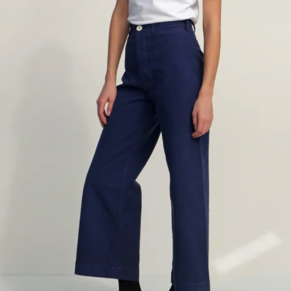 Jesse Kamm Sailor Pant Blue - Picture 1 of 10